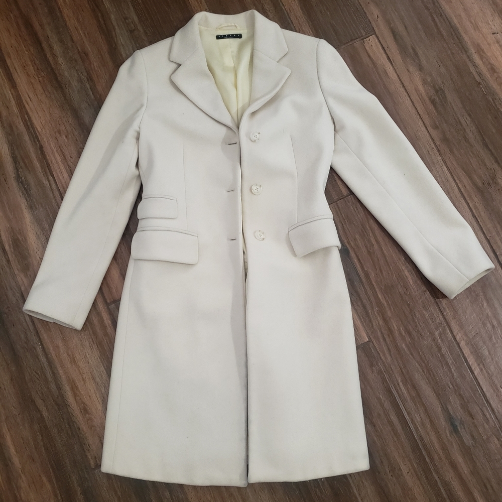 SISLEY Wool Blend Classic Coat Size S-M